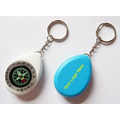 Oval Shape Compass Key Chain